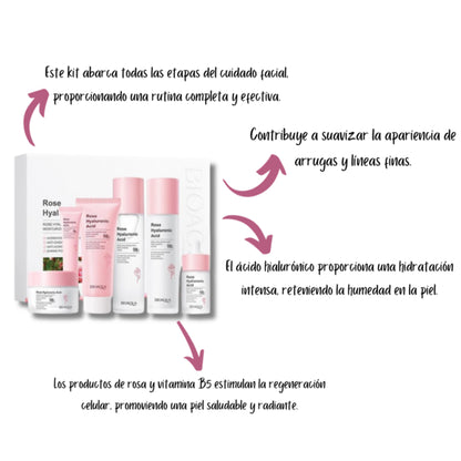 Kit de Rosas + Acido Hialuronico Bioaqua