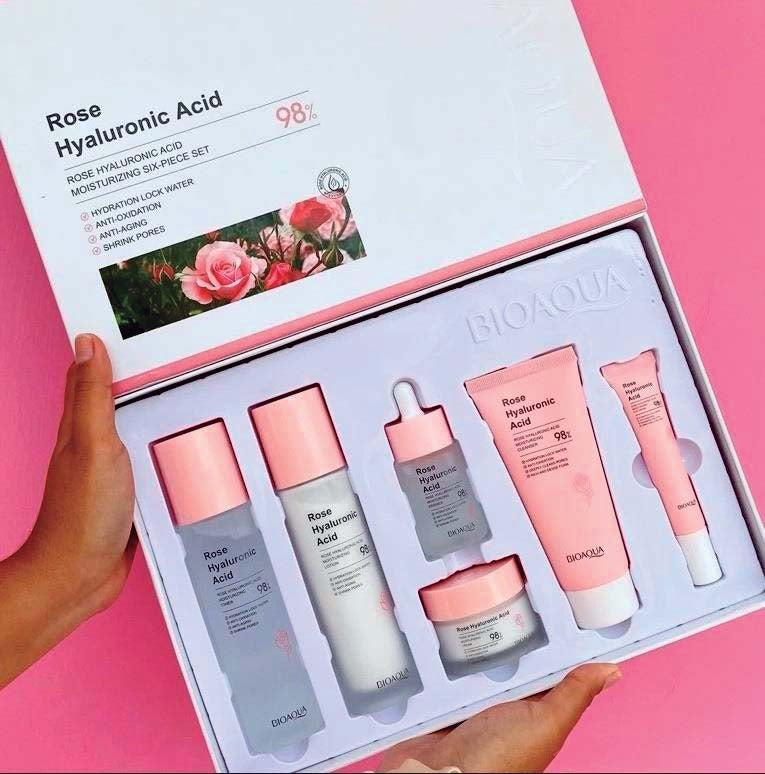 Kit de Rosas + Acido Hialuronico Bioaqua